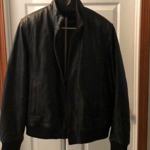 💯 real leather Guess Bomber Jacket